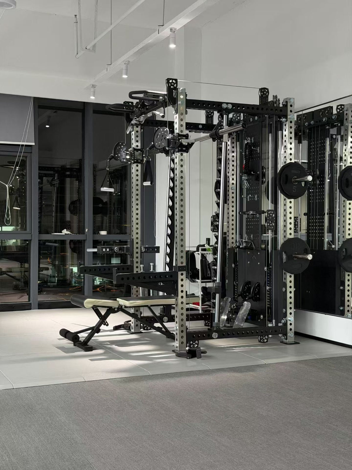 Premium 3-in-1 Multi-Functional Training Rack — image 6