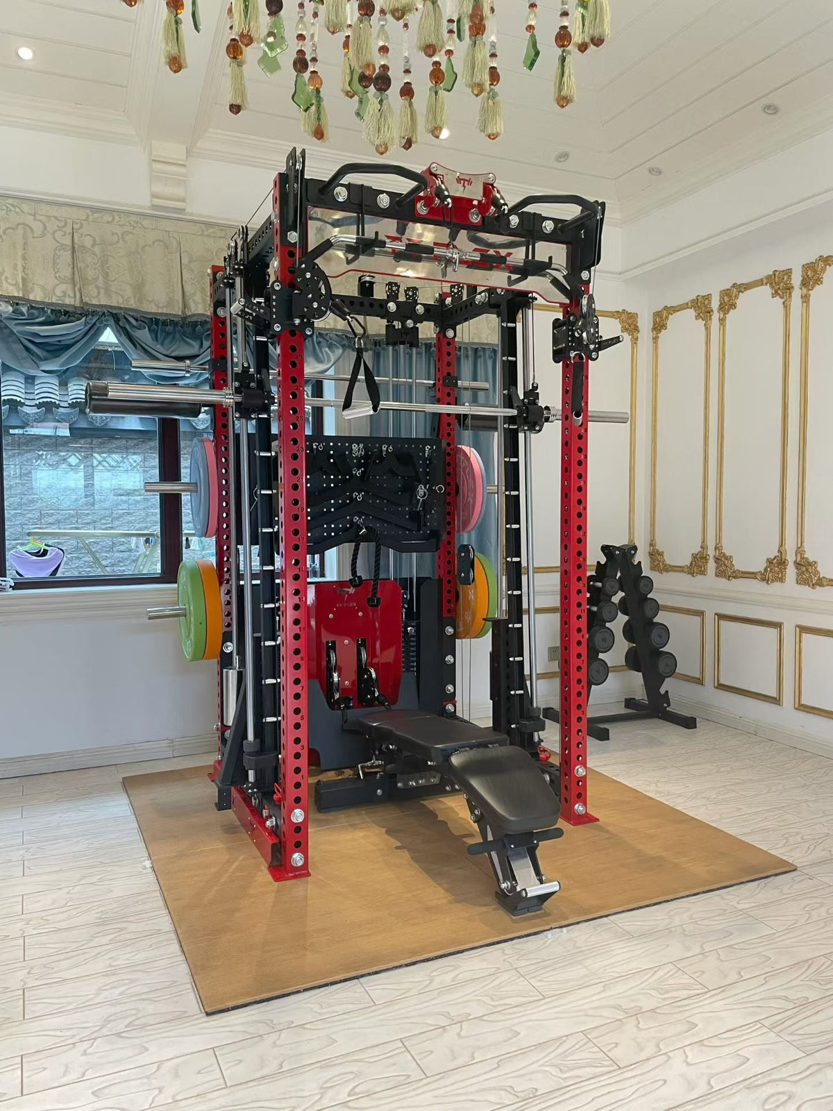 Premium 3-in-1 Multi-Functional Training Rack — image 7