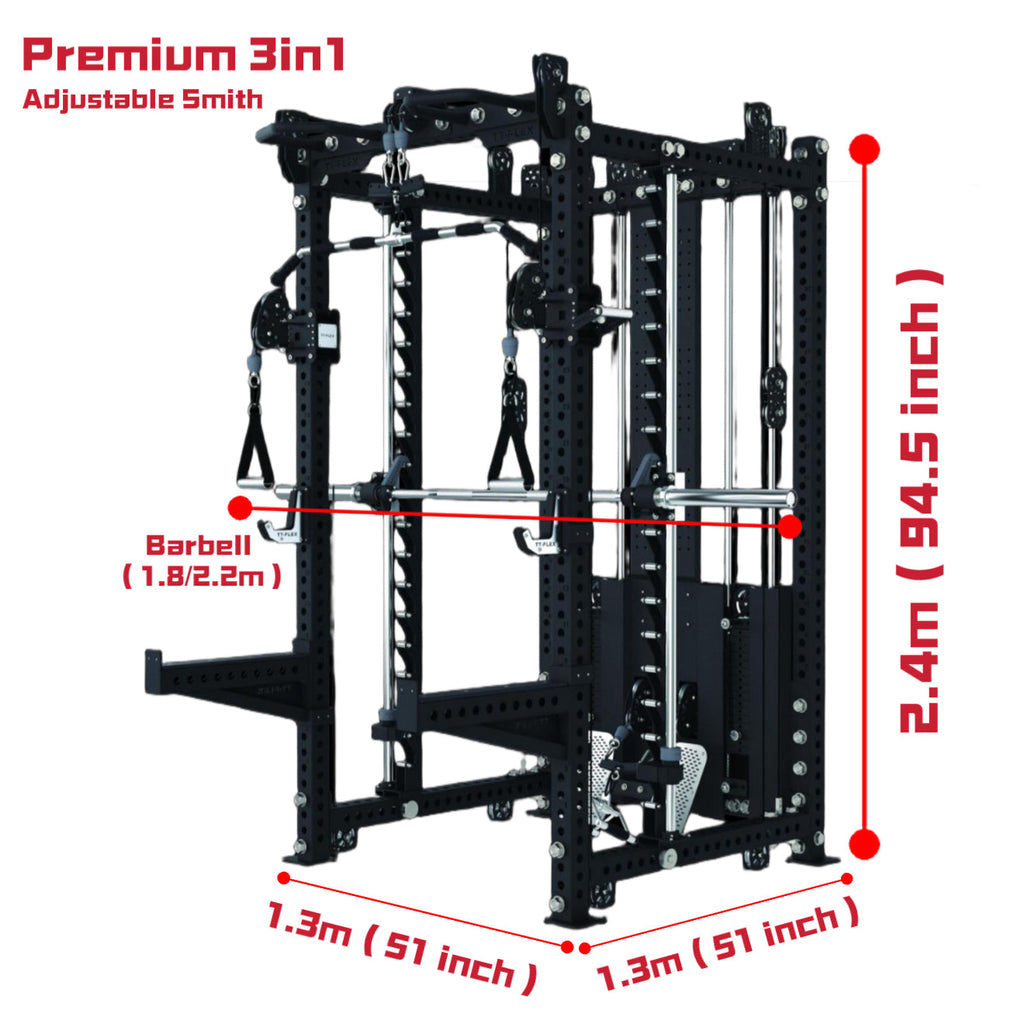 Premium 3-in-1 Multi-Functional Training Rack — image 8