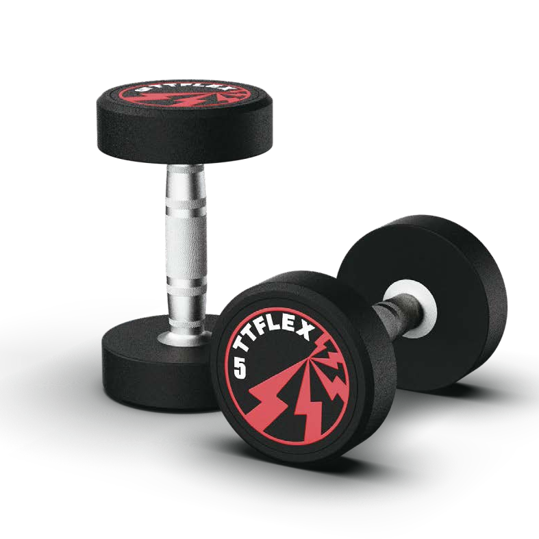 Rubber-coated Dumbbells — image 1