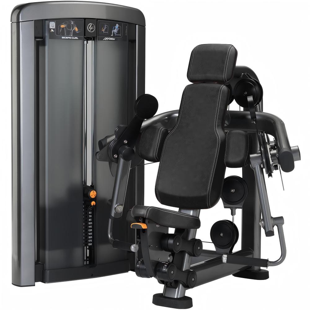 Pin-Loaded Bicep Curl Machine — image 1